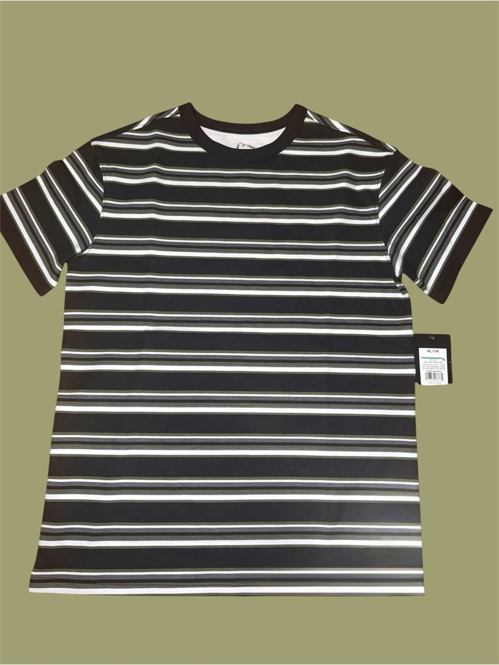 *new* Art Class Boys' Short Sleeve Striped Oversized T-Shirt
